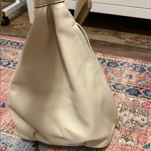 Casual Cream Hobo Shoulder Bag